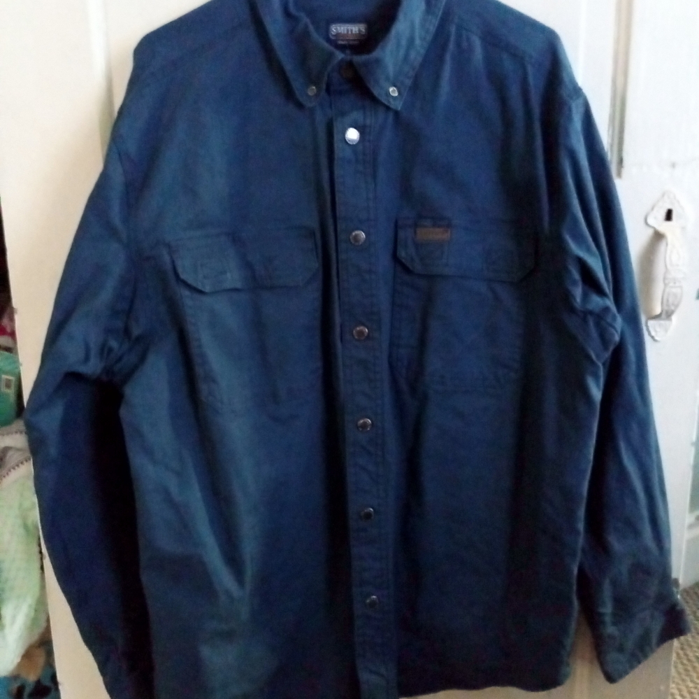 Smith's Men Flannel Work Shirt